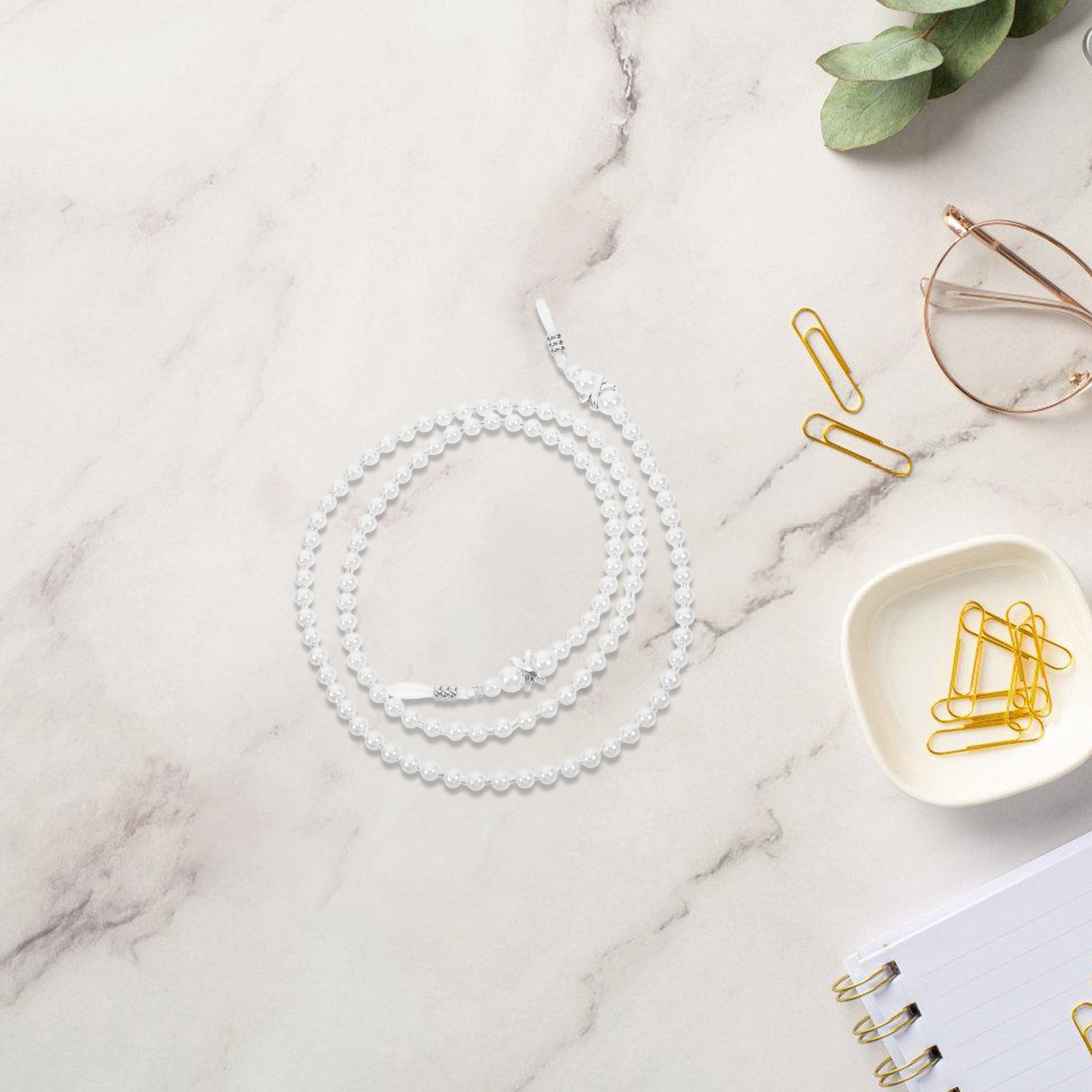 Mask Chain Holder - Corrente de Óculos com Pérolas e
