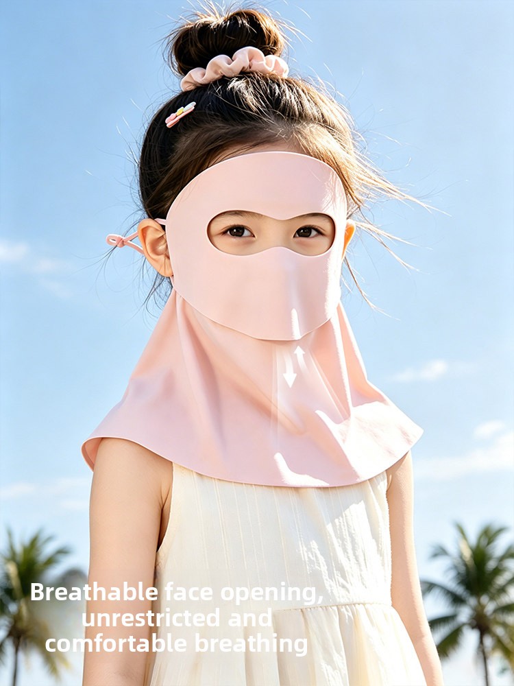 Máscara de Proteção Solar para - Kids Face Mask avaliação e preço