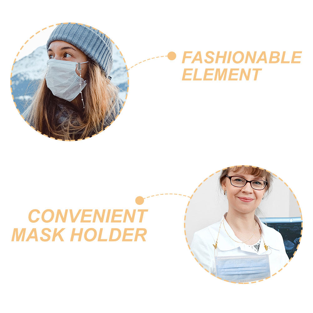 2 Peças Cordão de Óculos com C - Mask Chain Holder avaliação e preço